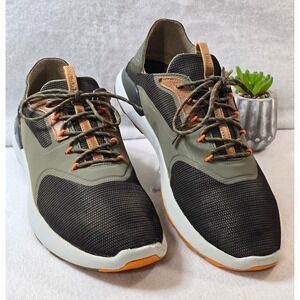 OluKai Nihoa Li Mens US 12 EUR 45 Olive Green Mesh Lace Up Athletic Sneakers